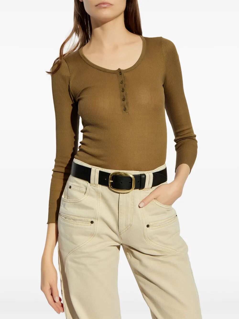 LAMYLIC LONG SLEEVE COTTON TOP