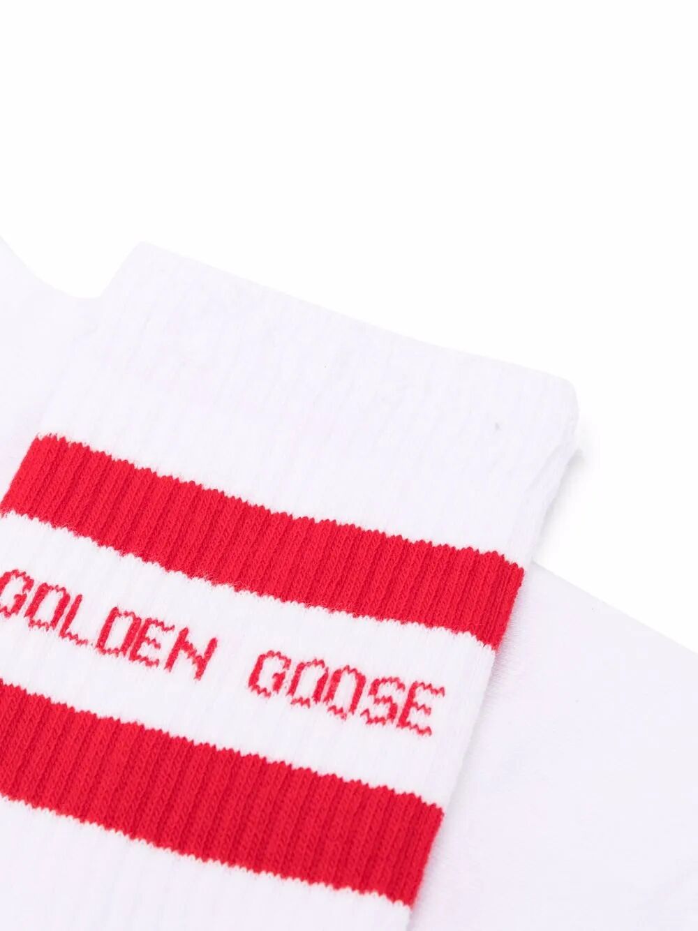 LOGO AND STRIPES COTTON BLEND SOCKS