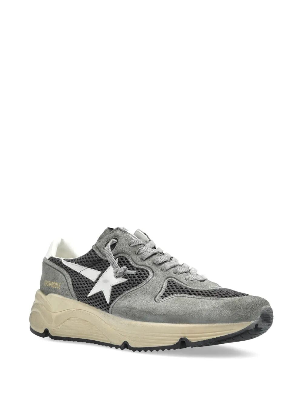 RUNNING SOLE SNEAKERS IN SUEDE AND MESH