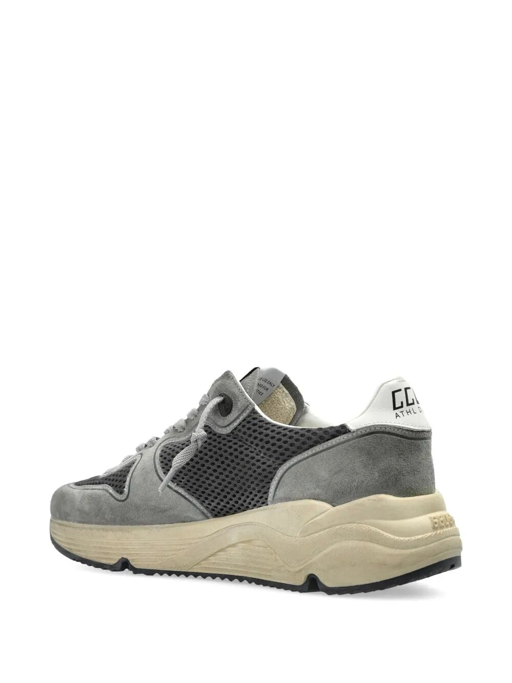 RUNNING SOLE SNEAKERS IN SUEDE AND MESH