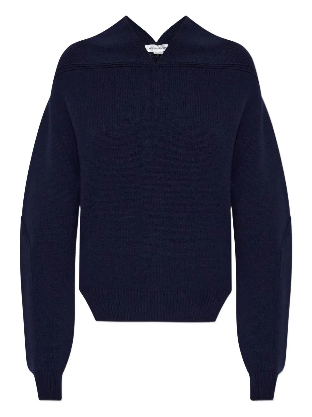 CASHMERE BLEND V-NECK JUMPER