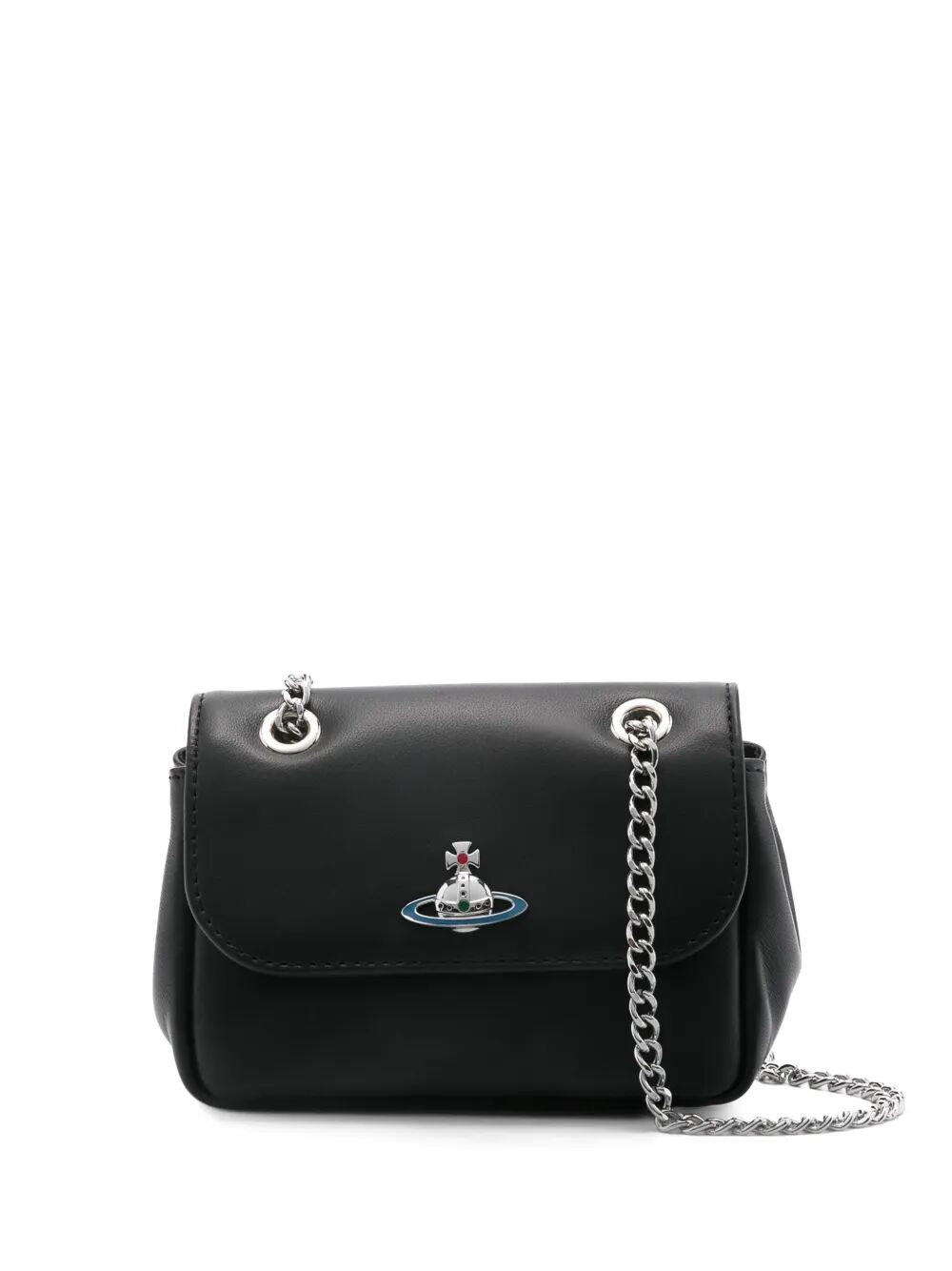 LEATHER SMALL SHOULDER CHAIN PURSE
