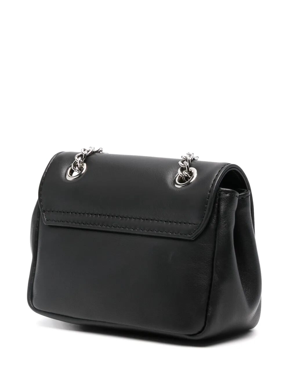 LEATHER SMALL SHOULDER CHAIN PURSE
