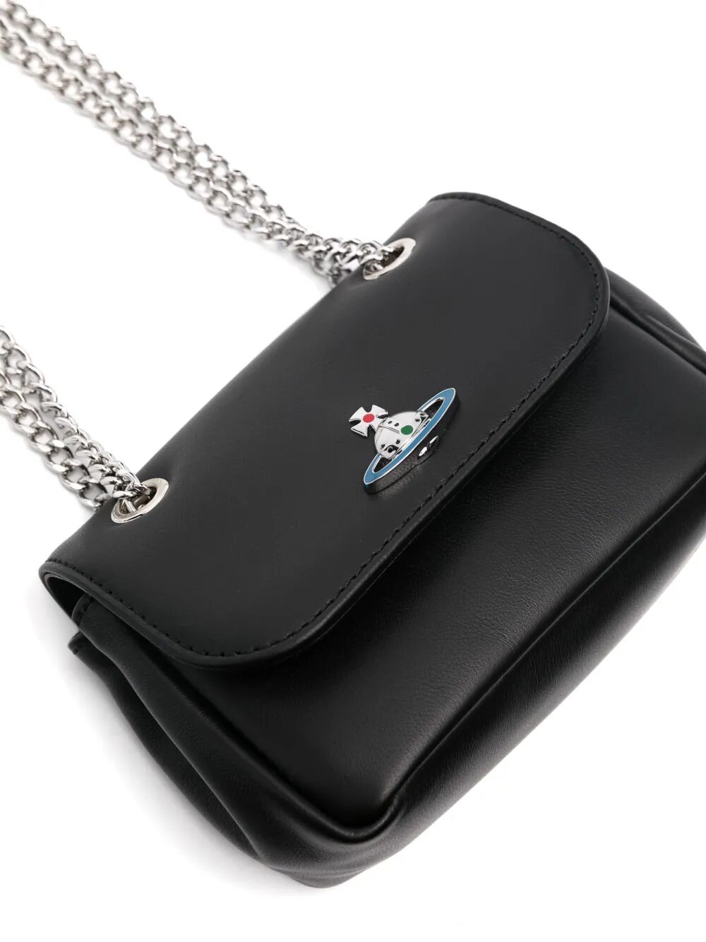 LEATHER SMALL SHOULDER CHAIN PURSE
