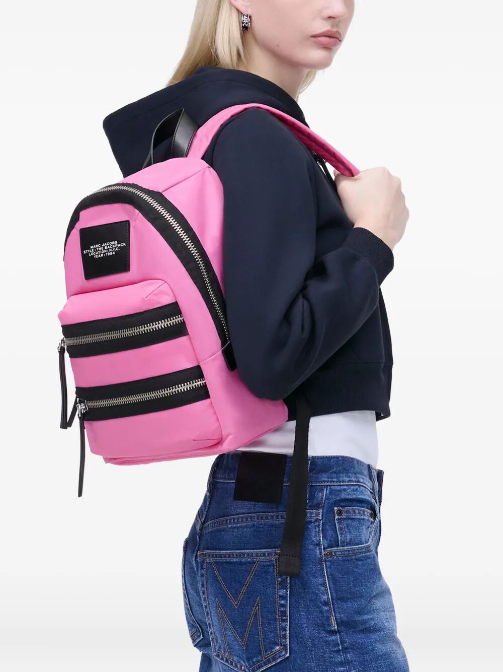 THE BIKER NYLON MEDIUM BACKPACK
