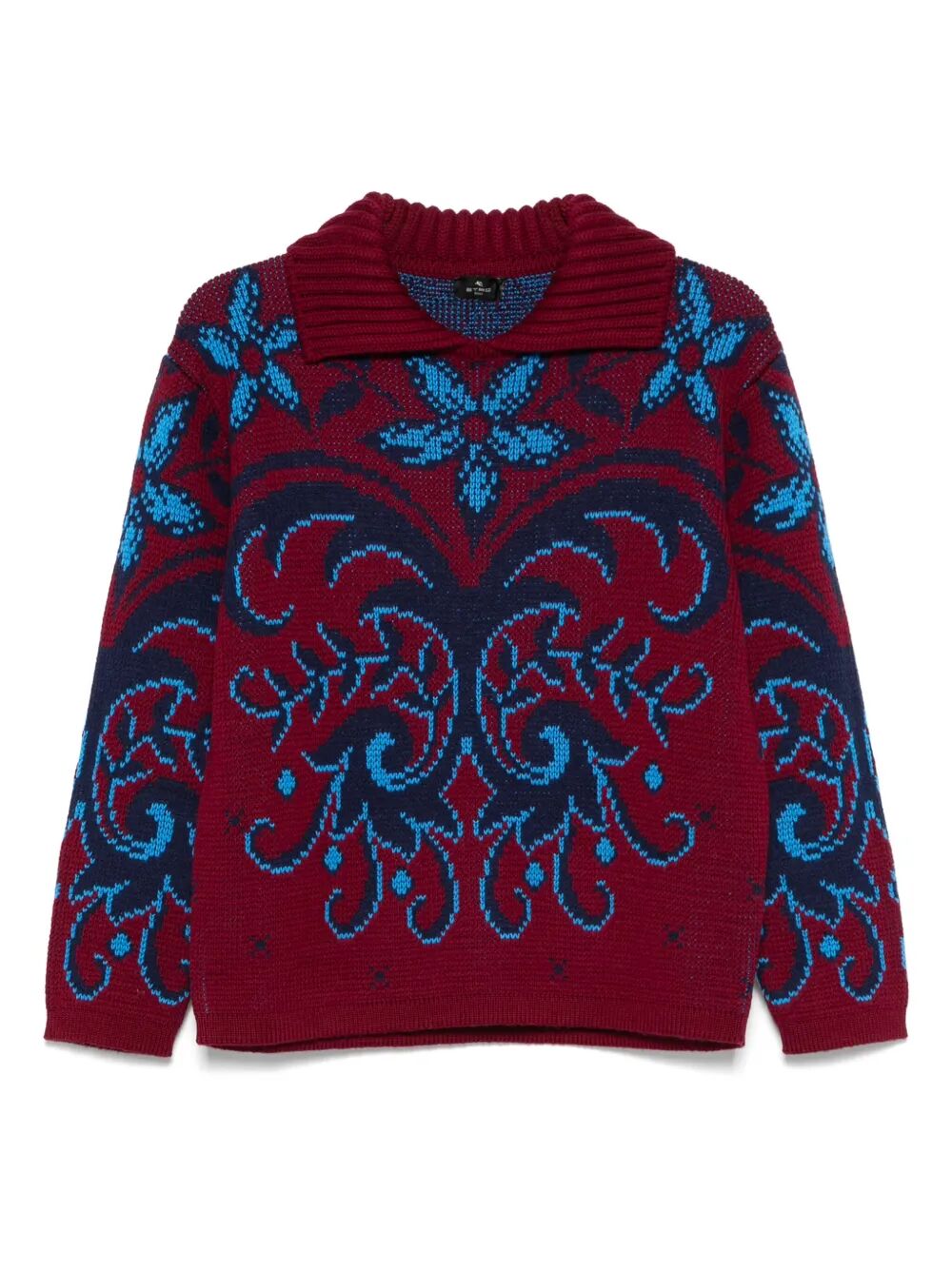 PATTERNED WOOL SWEATER
