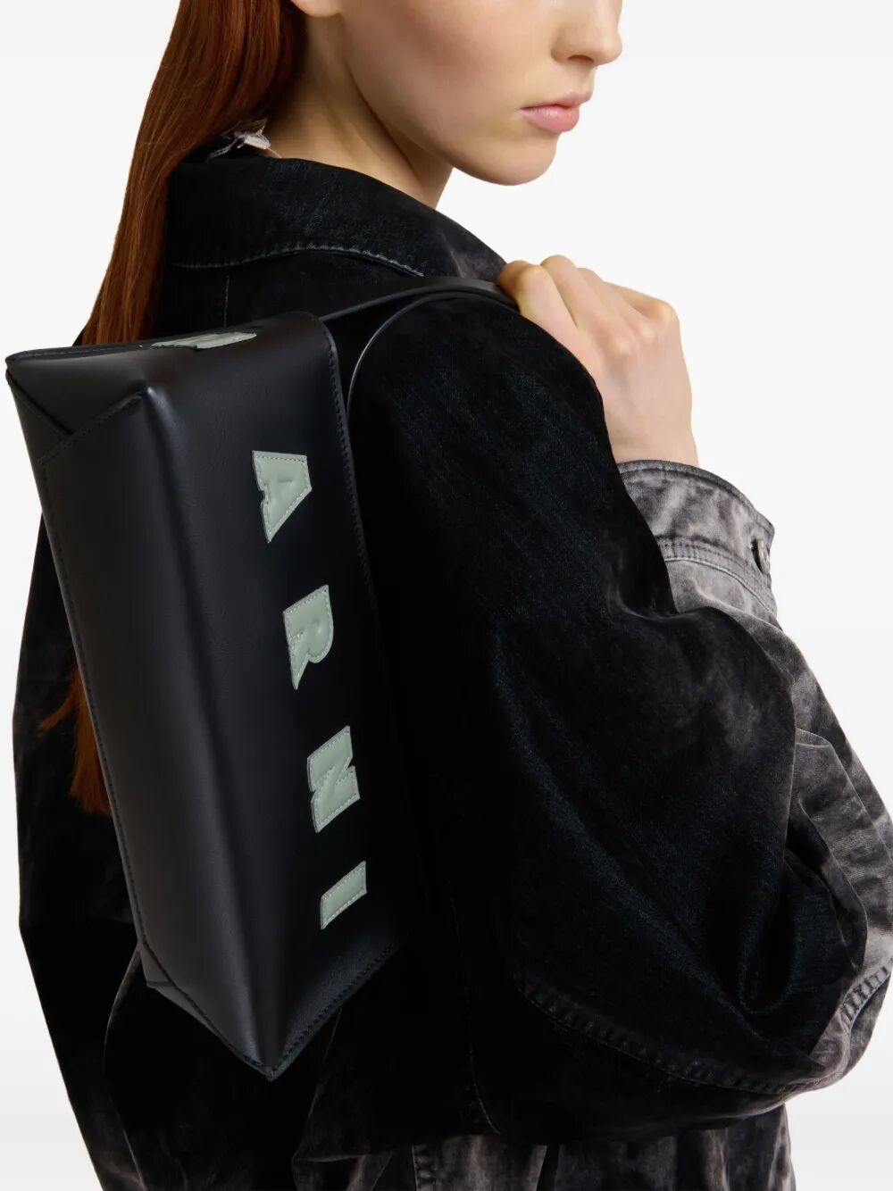 LEATHER MUSEO BAGUETTE BAG