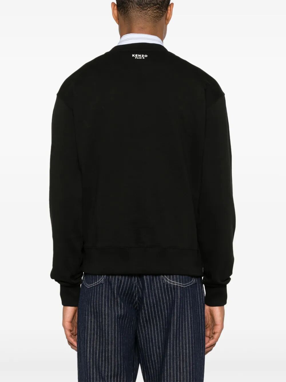BOKE FLOWER EMBROIDERED COTTON SWEATSHIRT