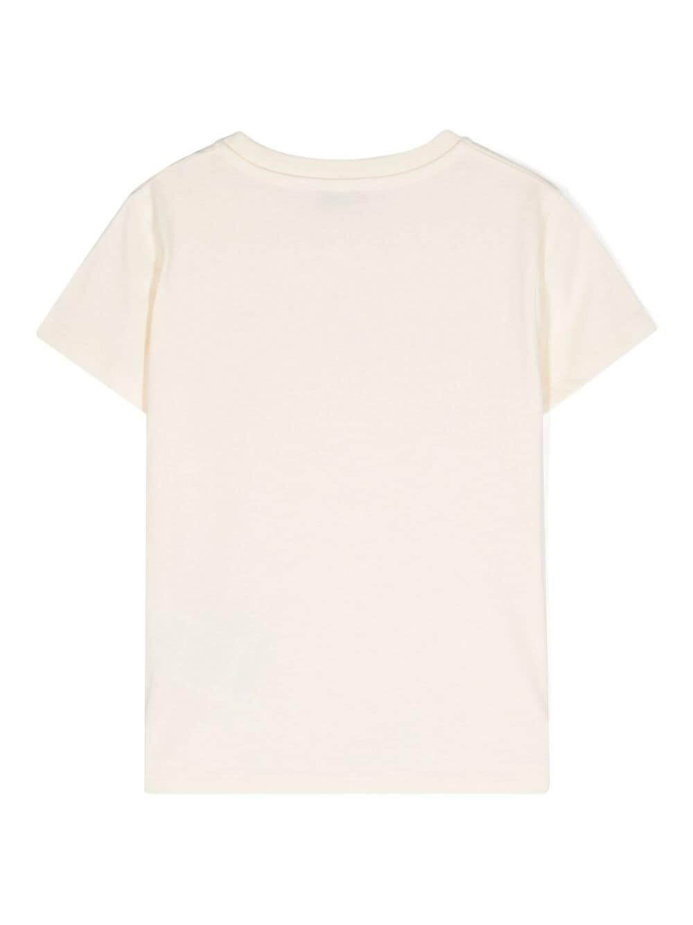 T-SHIRT LOGO RICAMATO