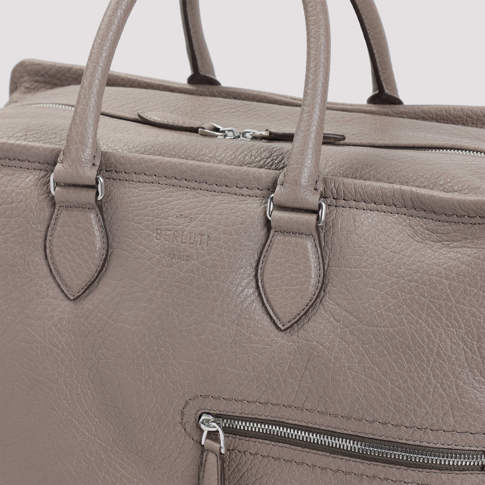 Grained Leather Travel Bag