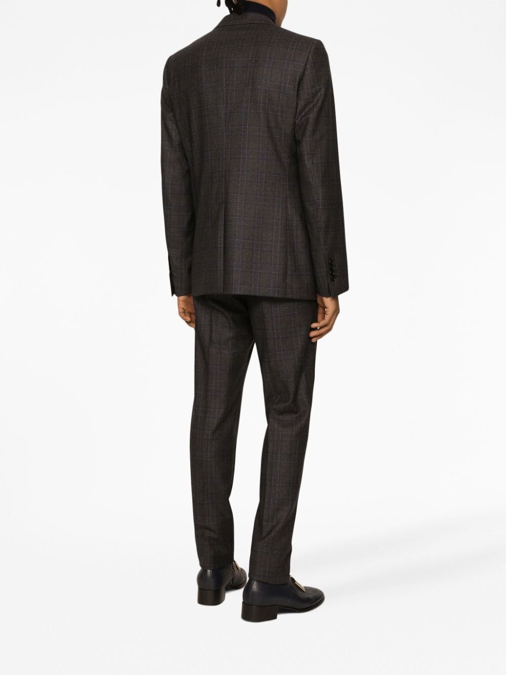 PRINCE OF WALES PATTERNED WOOL BLAZER