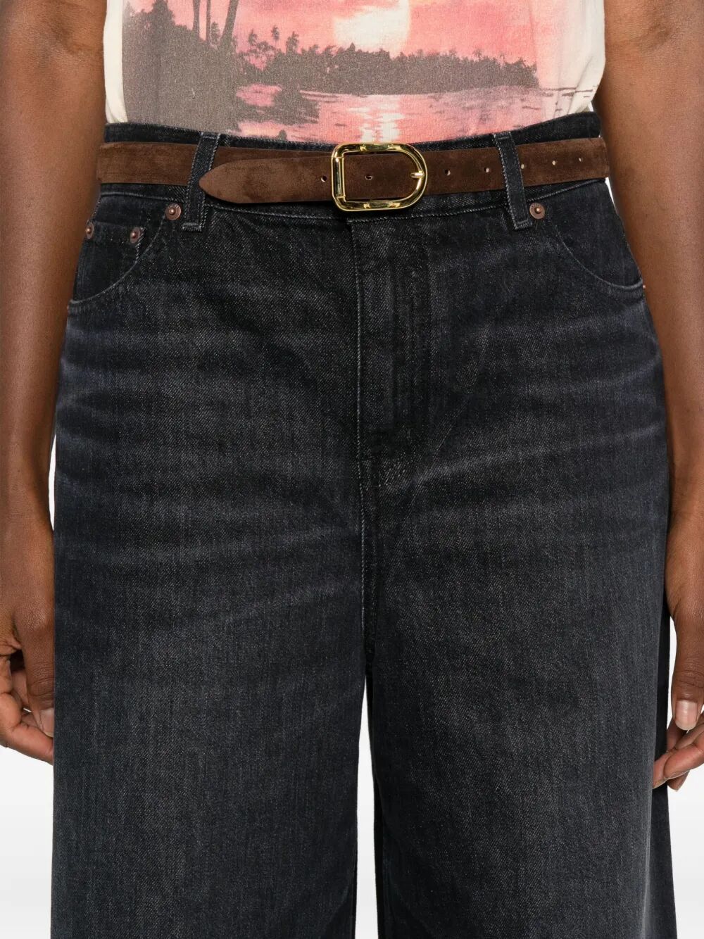 DENIM TROUSERS