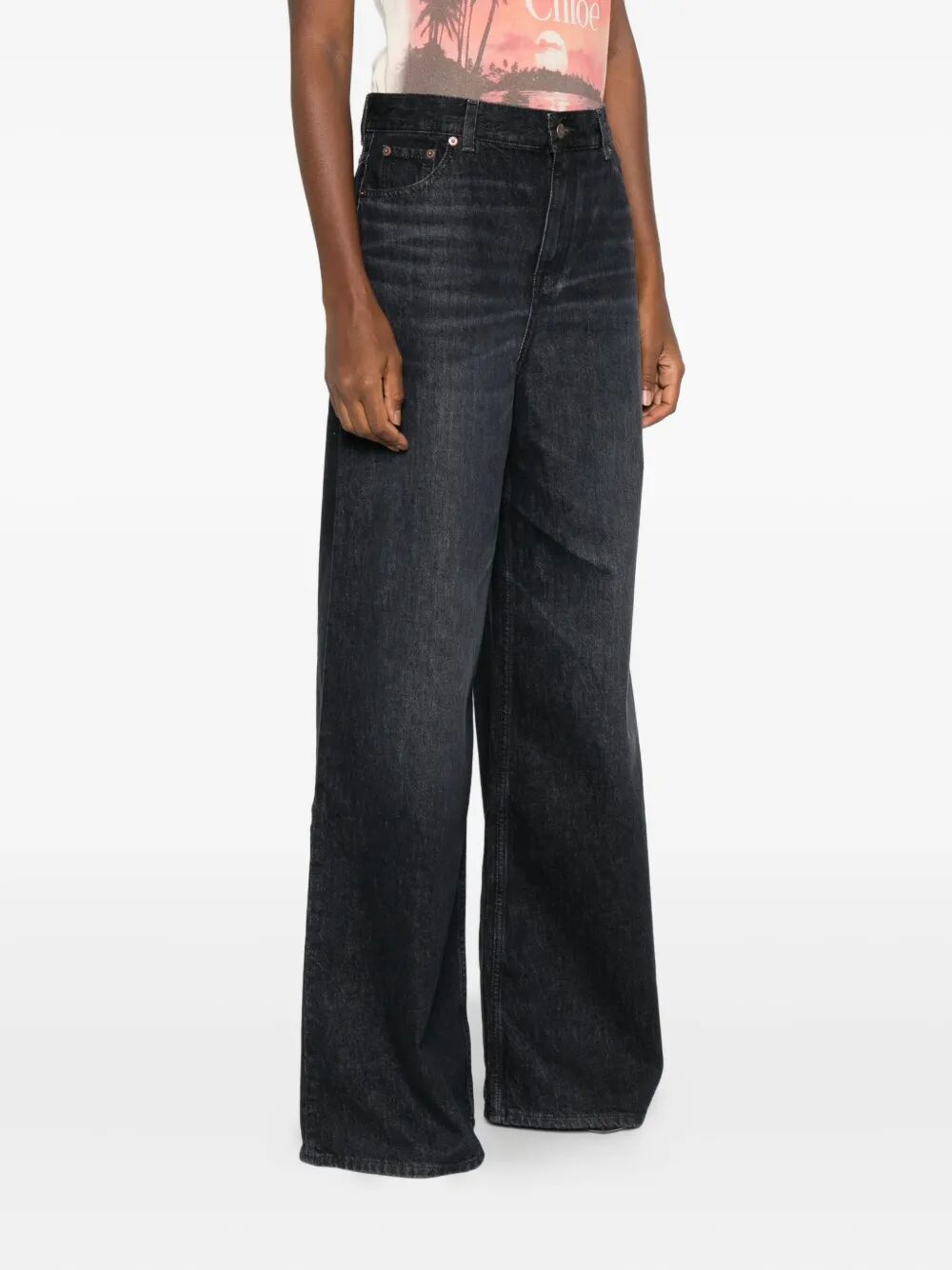 DENIM TROUSERS