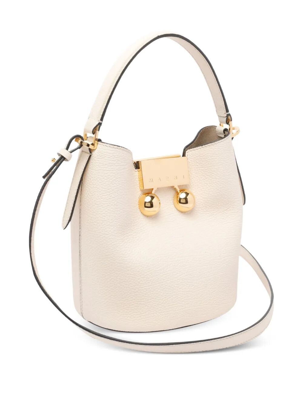 TRUNKAROO LEATHER BUCKET BAG