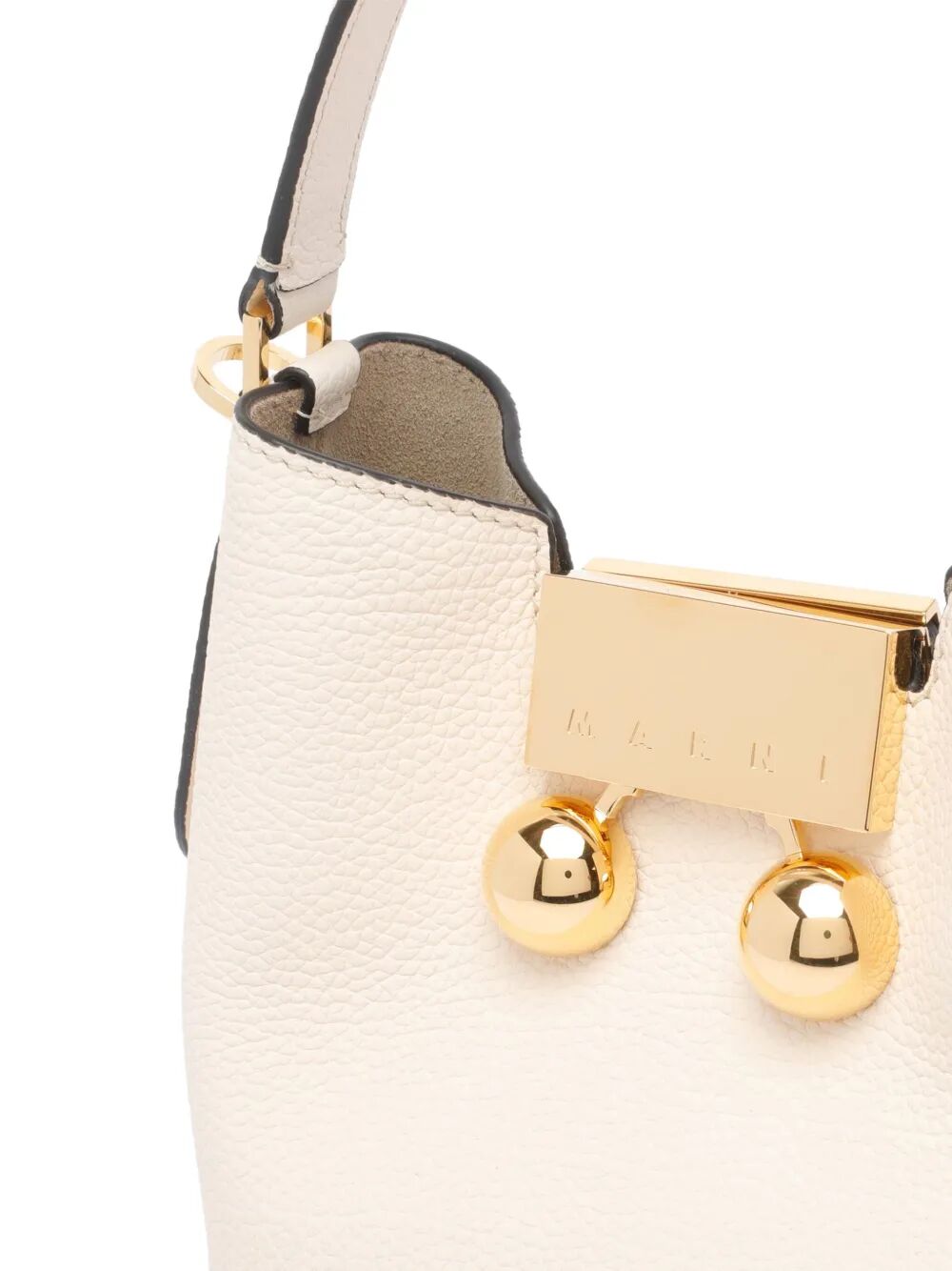 TRUNKAROO LEATHER BUCKET BAG