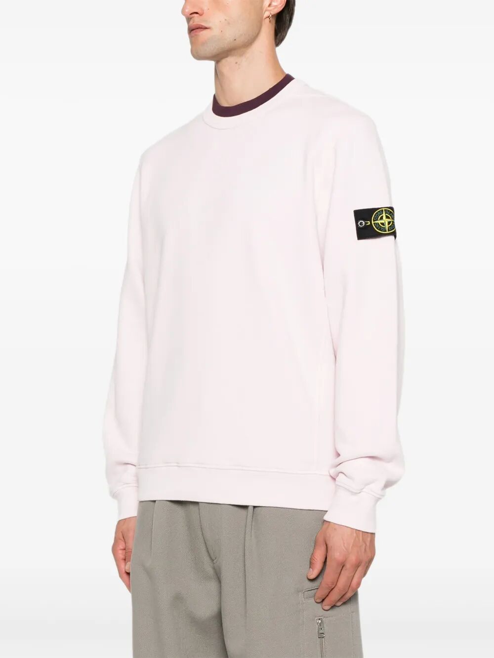 COTTON FLEECE CREW NECK SWEATSHIRT