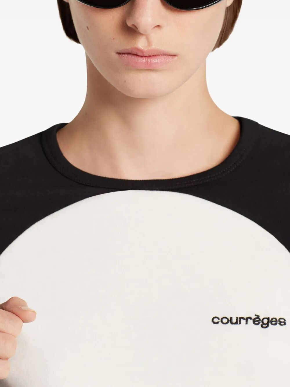 CIRCLE CONTRAST LS TEE