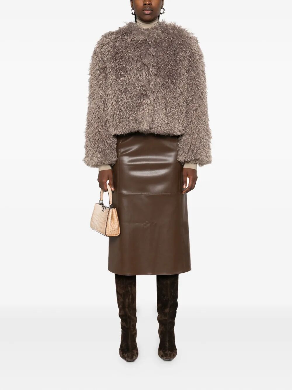 TEDDY CROPPED JACKET