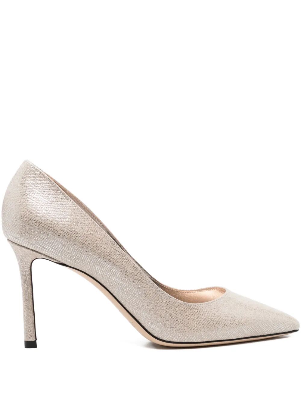 ROMY 85 PUMPS IN LAMÉ FABRIC