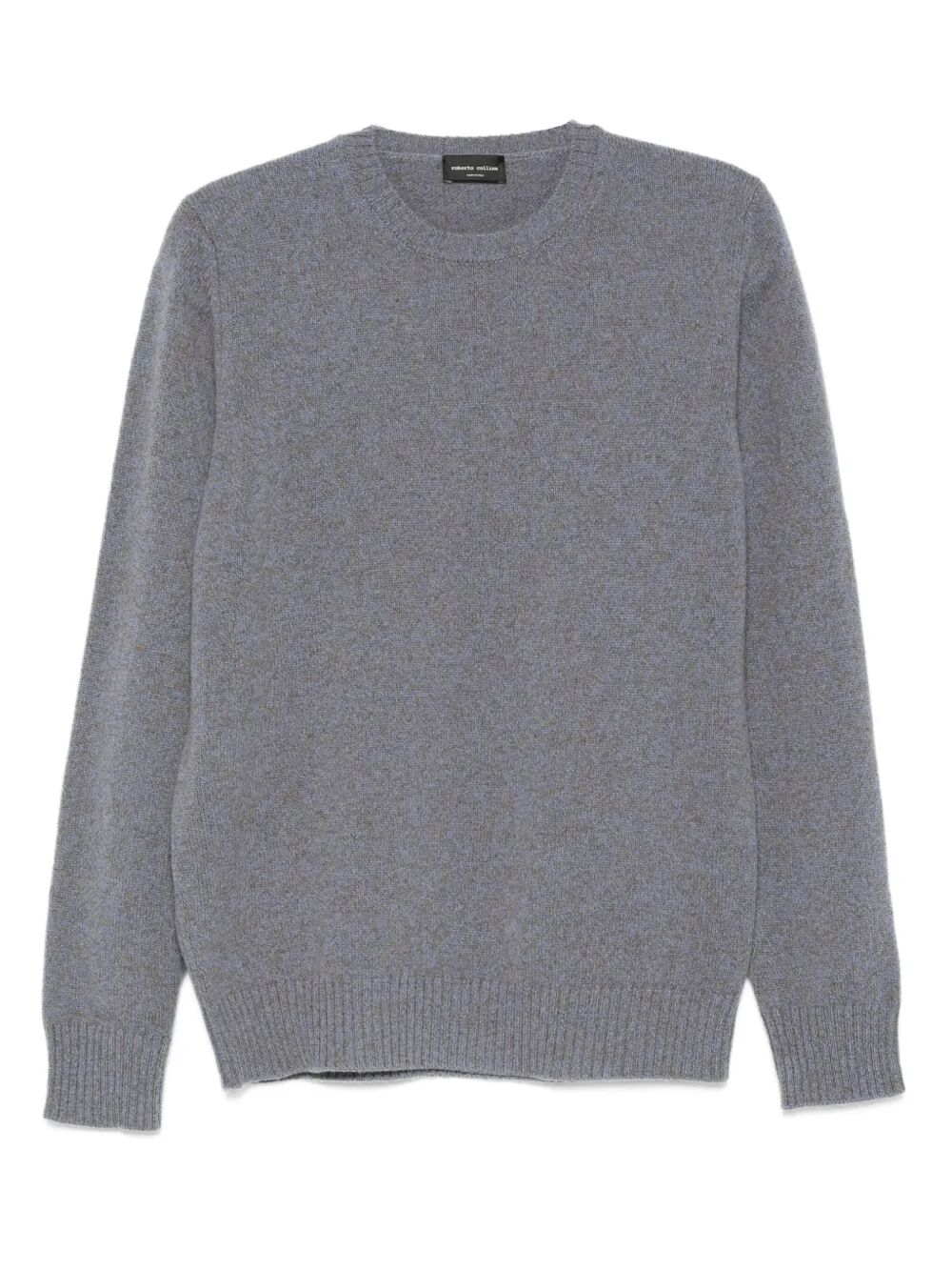 WOOL AND CASHMERE MÉLANGE CREW-NECK SWEATER