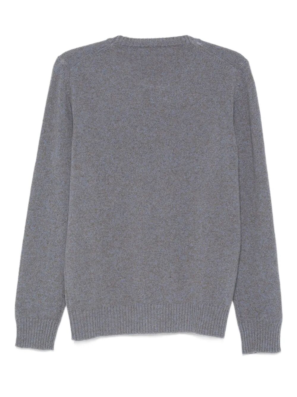 WOOL AND CASHMERE MÉLANGE CREW-NECK SWEATER