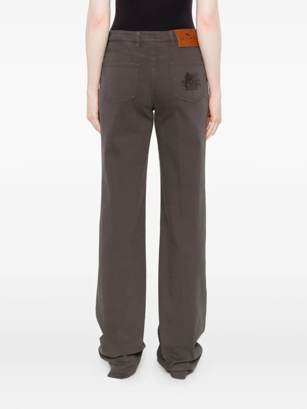 STRAIGHT LEG DENIM TROUSERS