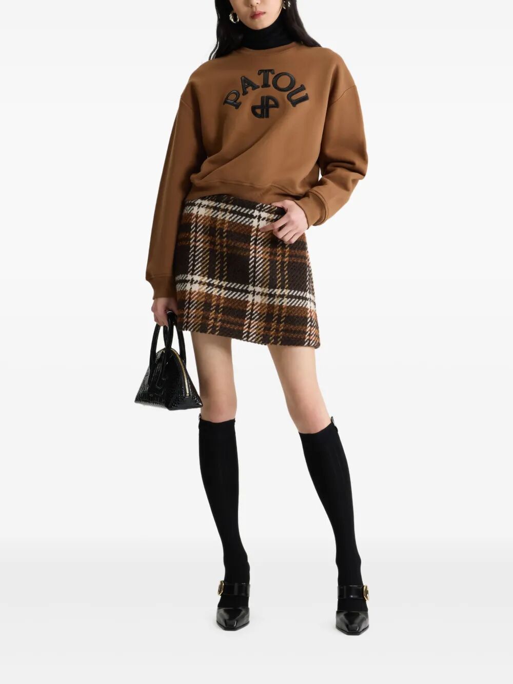 VINYLE PATOU LOGO FLEECE SWEATSHIRT