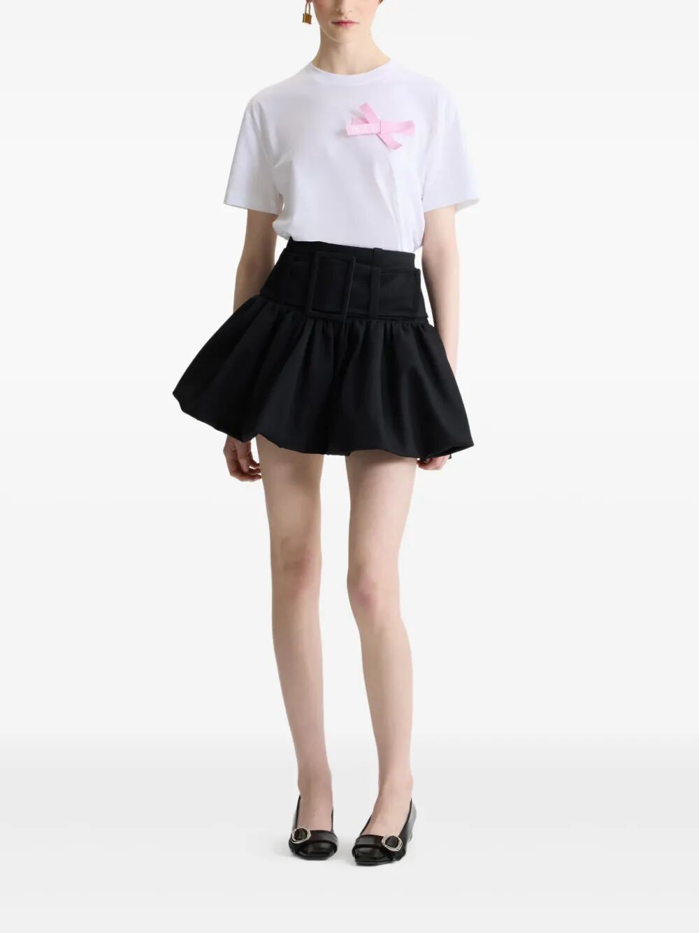BOW T-SHIRT IN ORGANIC COTTON