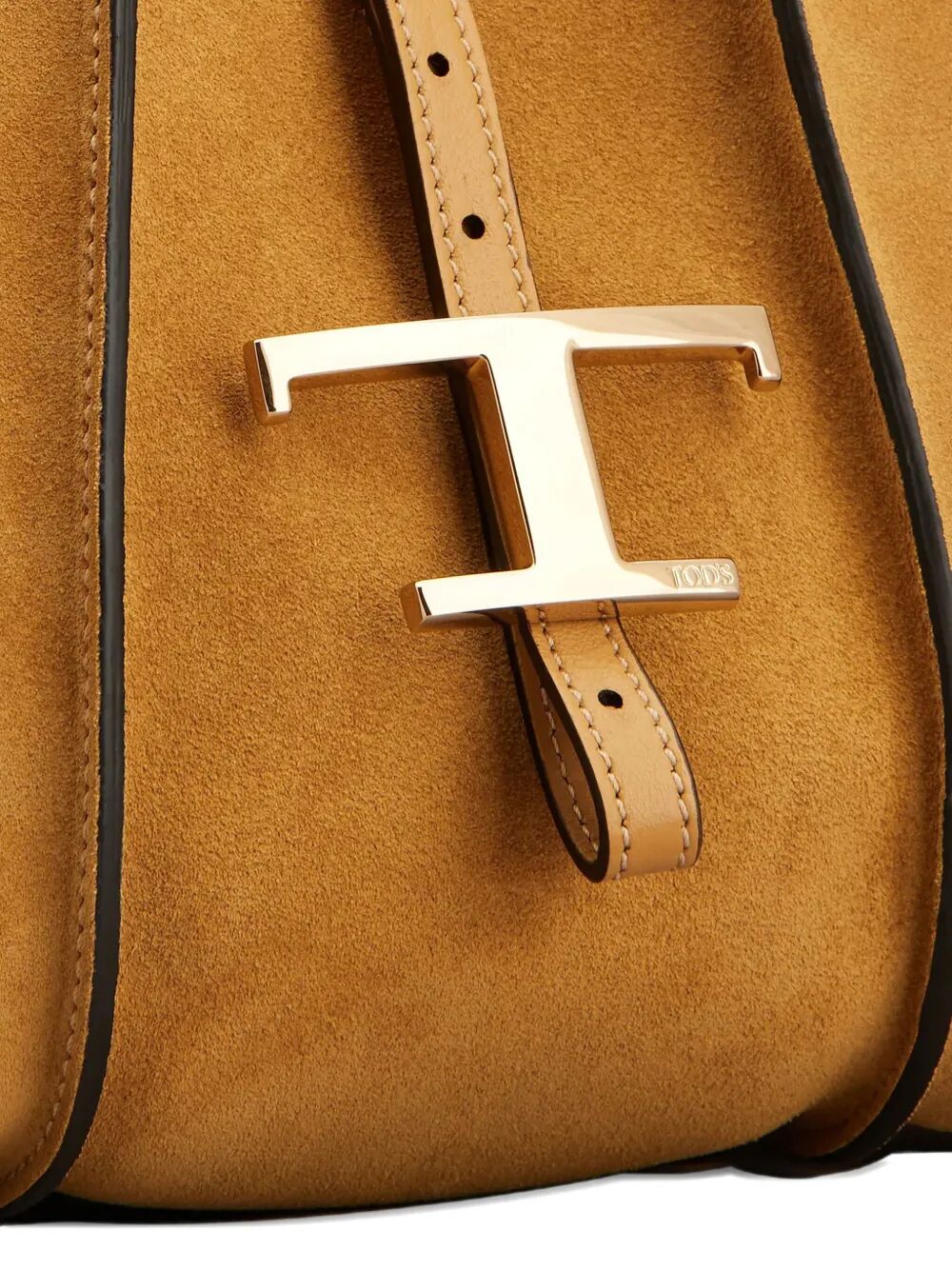 T TIMELESS MINI SHOPPING BAG IN SUEDE