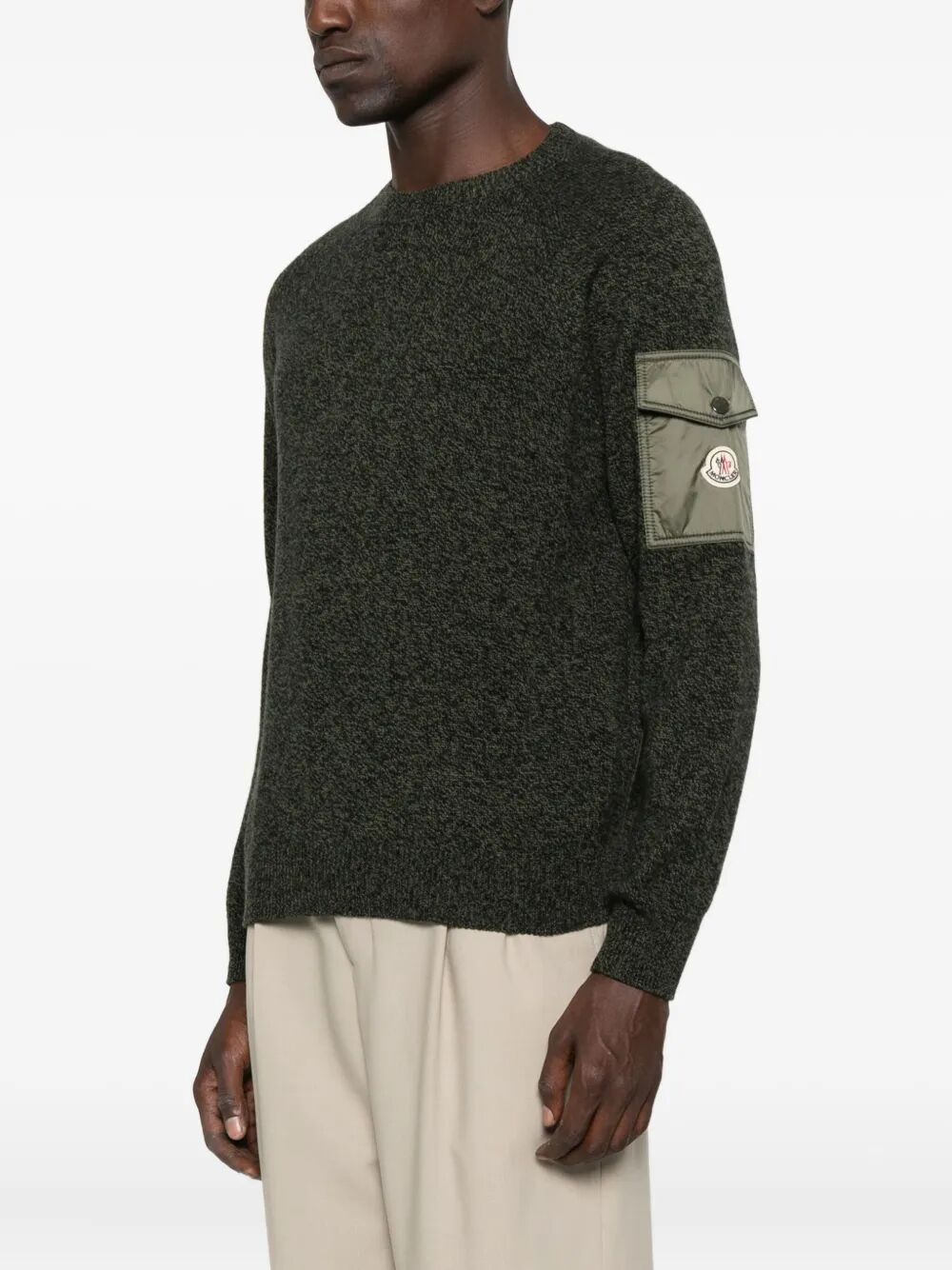 MOULINÉ WOOL AND CASHMERE JUMPER