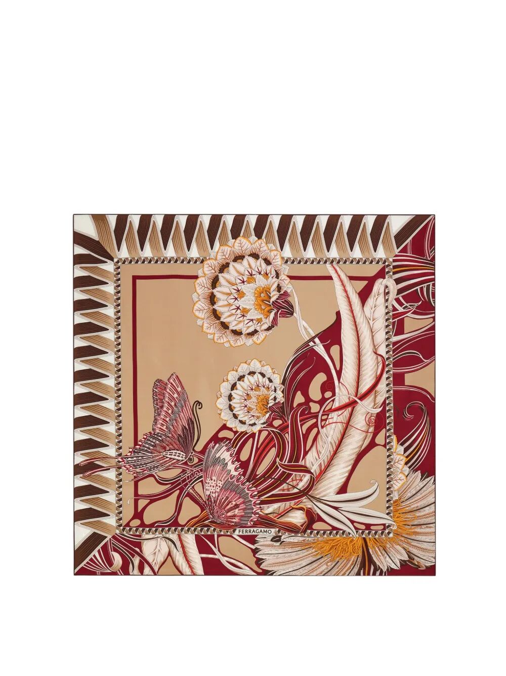 GIADA PRINT SILK SCARF