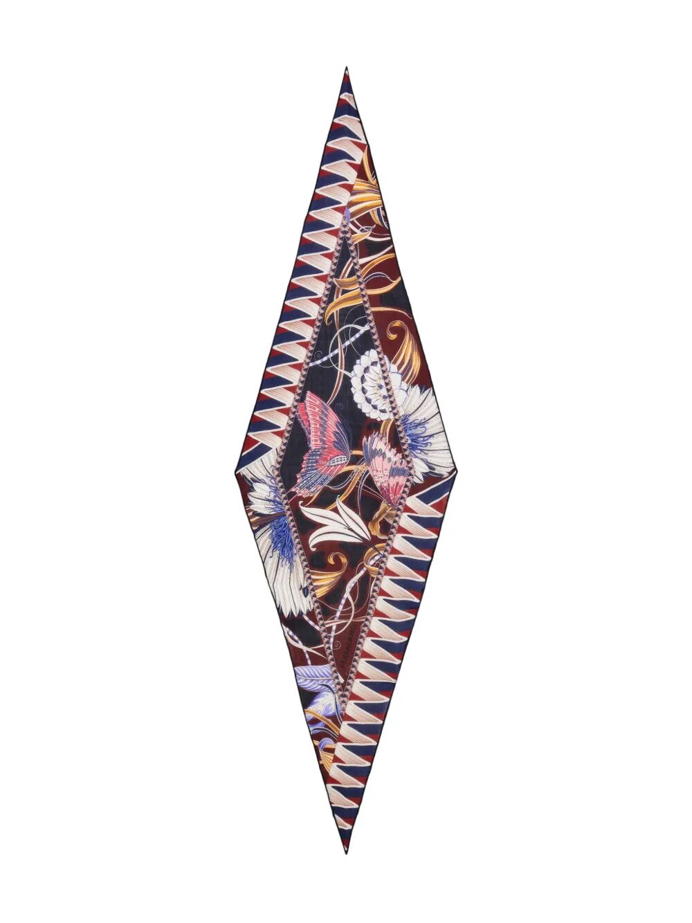 GIADA PRINT WOOL BANDEAU