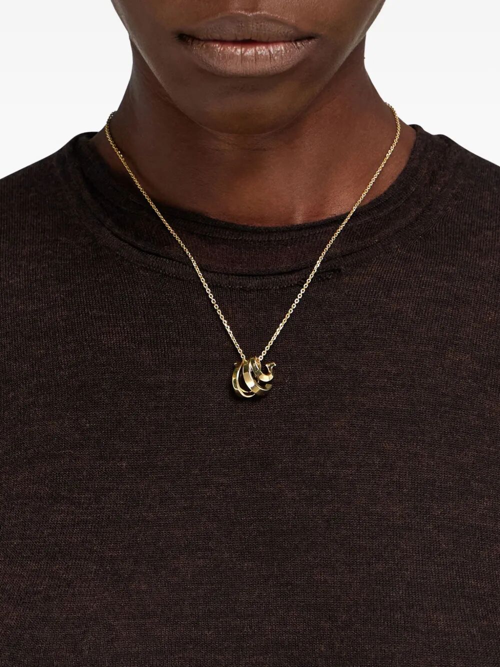 TRIPLE GANCINI NECKLACE