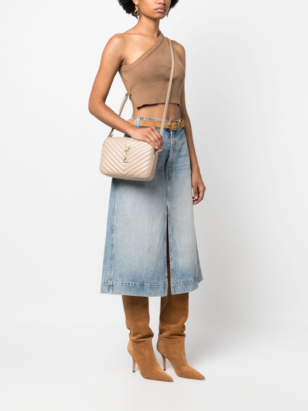 QUILTED LEATHER LOU CAMERA BAG