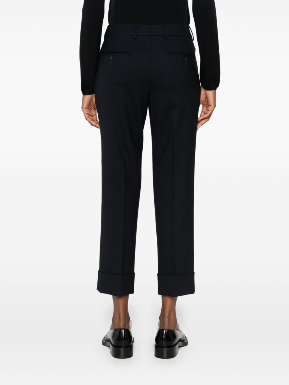 PANTALONI AFFUSOLATI IN LANA