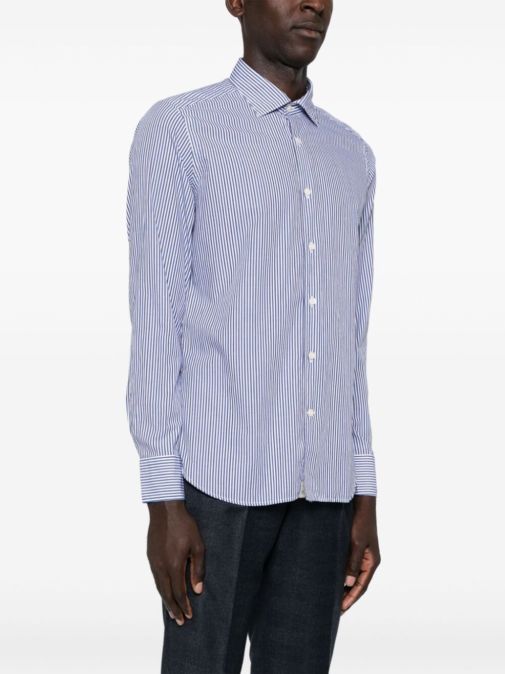CAMICIA A RIGHE MANICA LUNGA