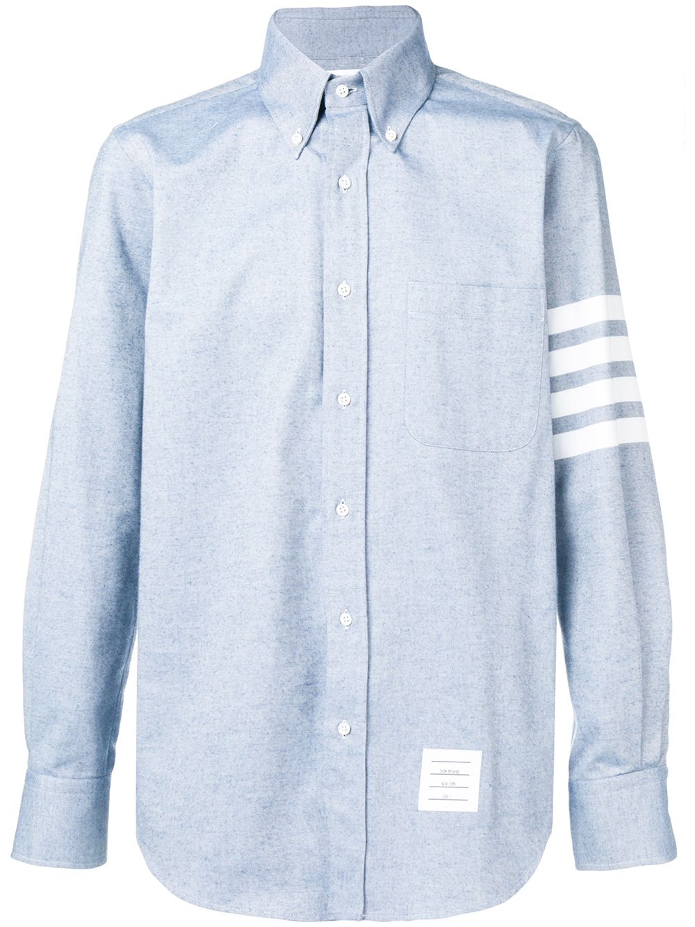 4-BAR LONG-SLEEVE COTTON SHIRT