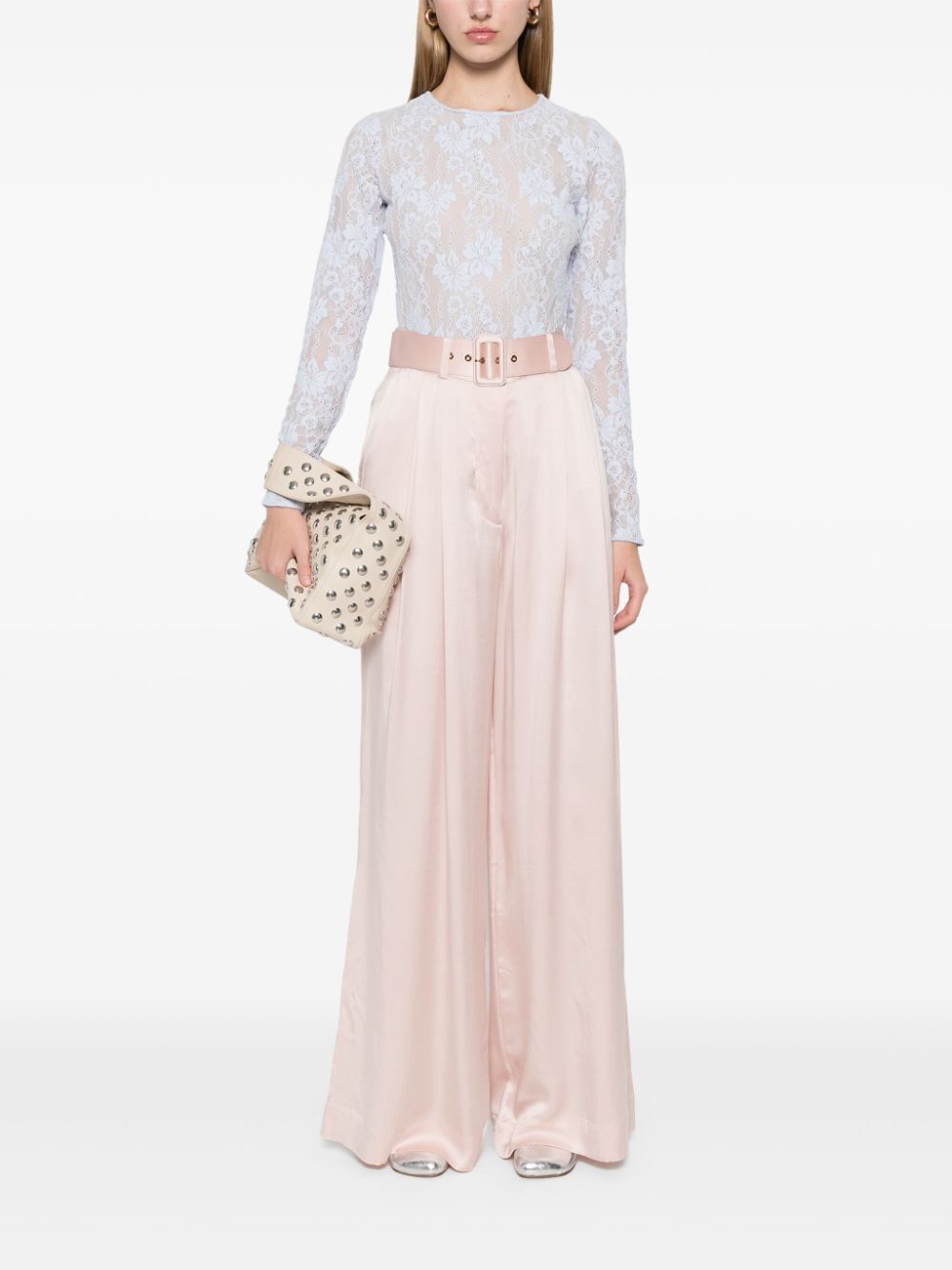 SILK PALAZZO PANTS