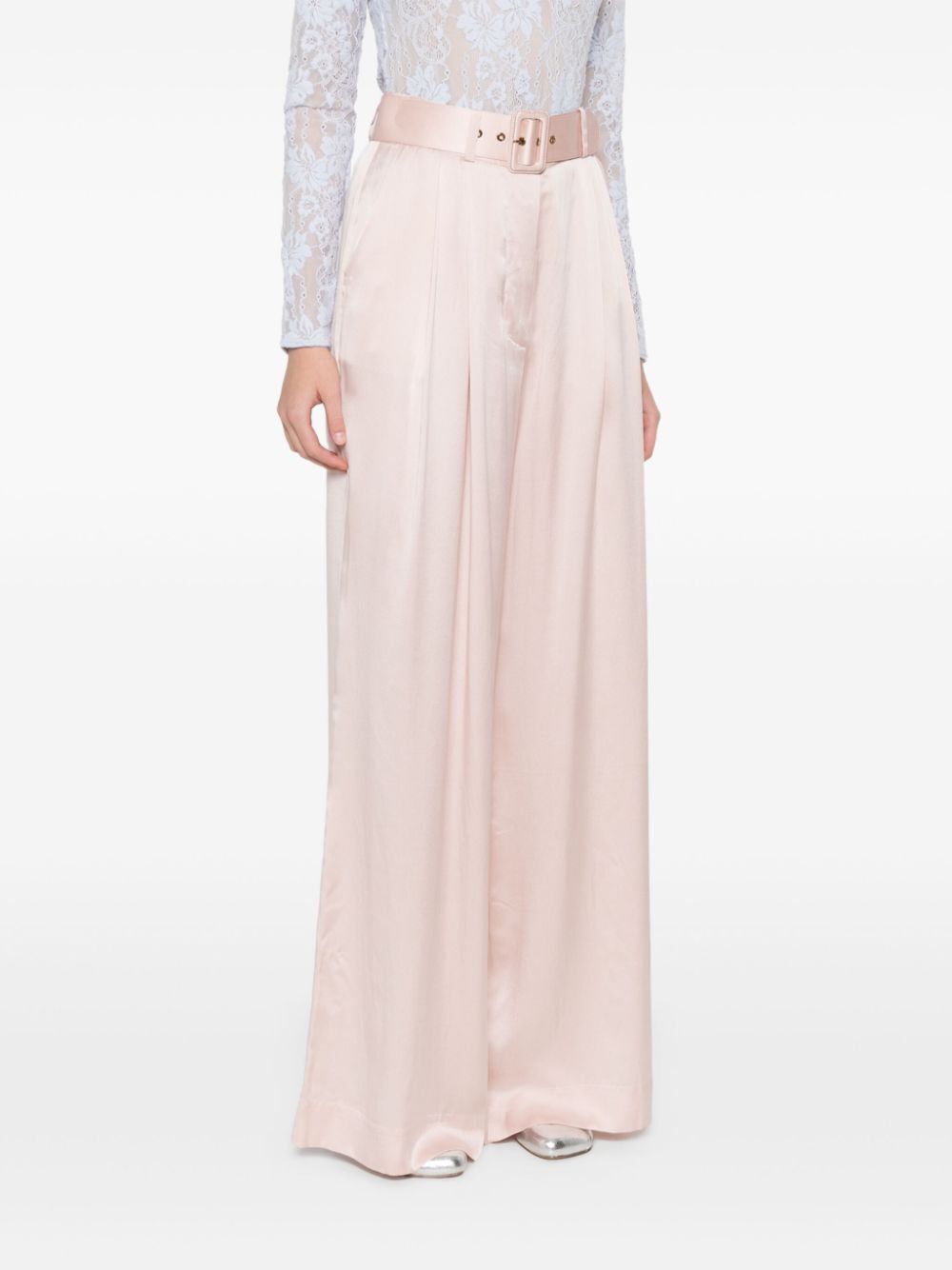 SILK PALAZZO PANTS