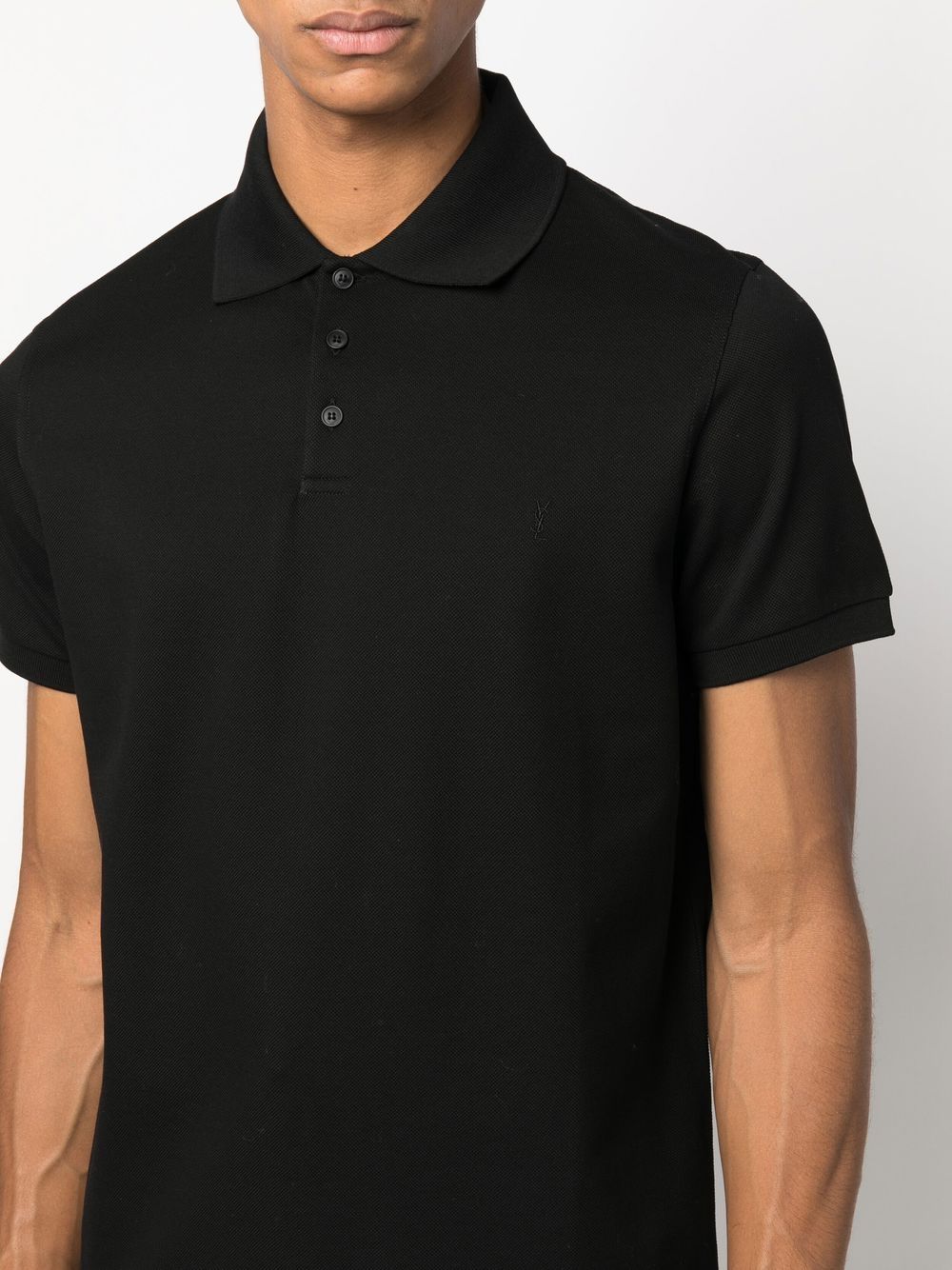COTTON PIQUÉ CASSANDRE EMBROIDERY POLO SHIRT