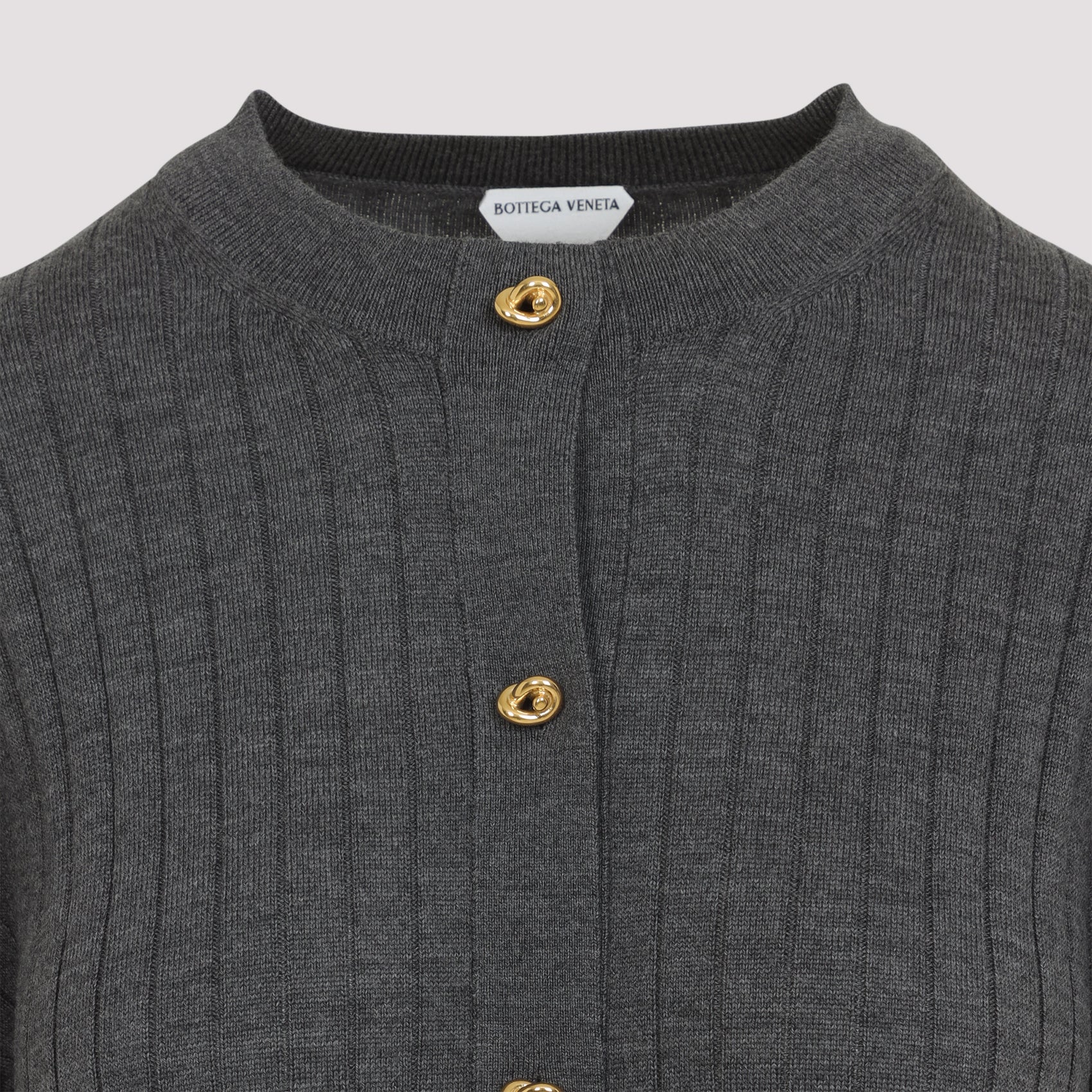 Wool Ribbed Cardigan