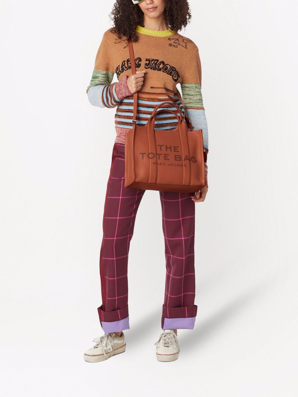 THE LEATHER MEDIUM TOTE BAG