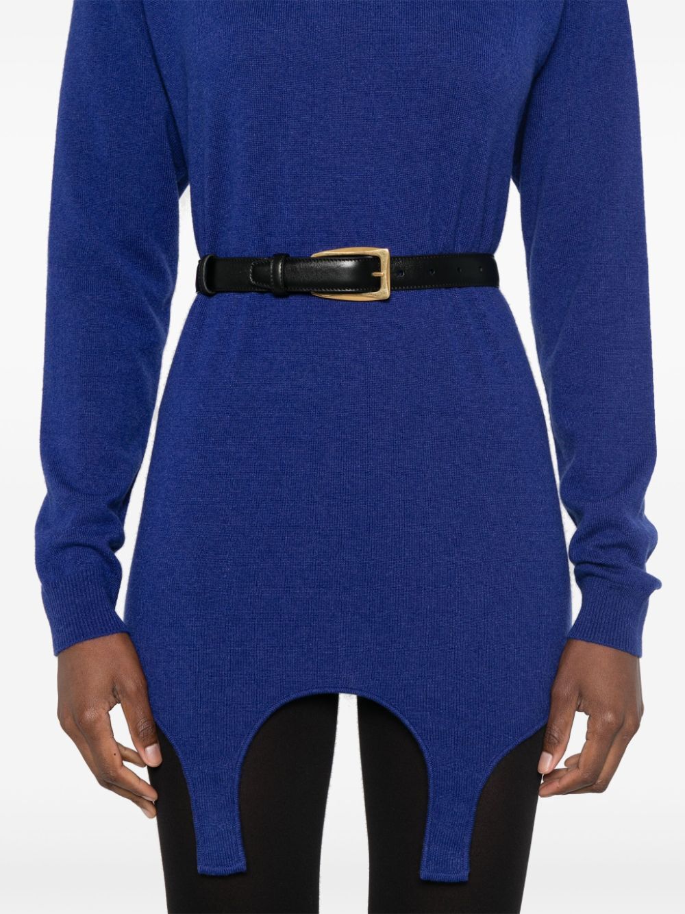 TURTLENECK GARTER SWEATER