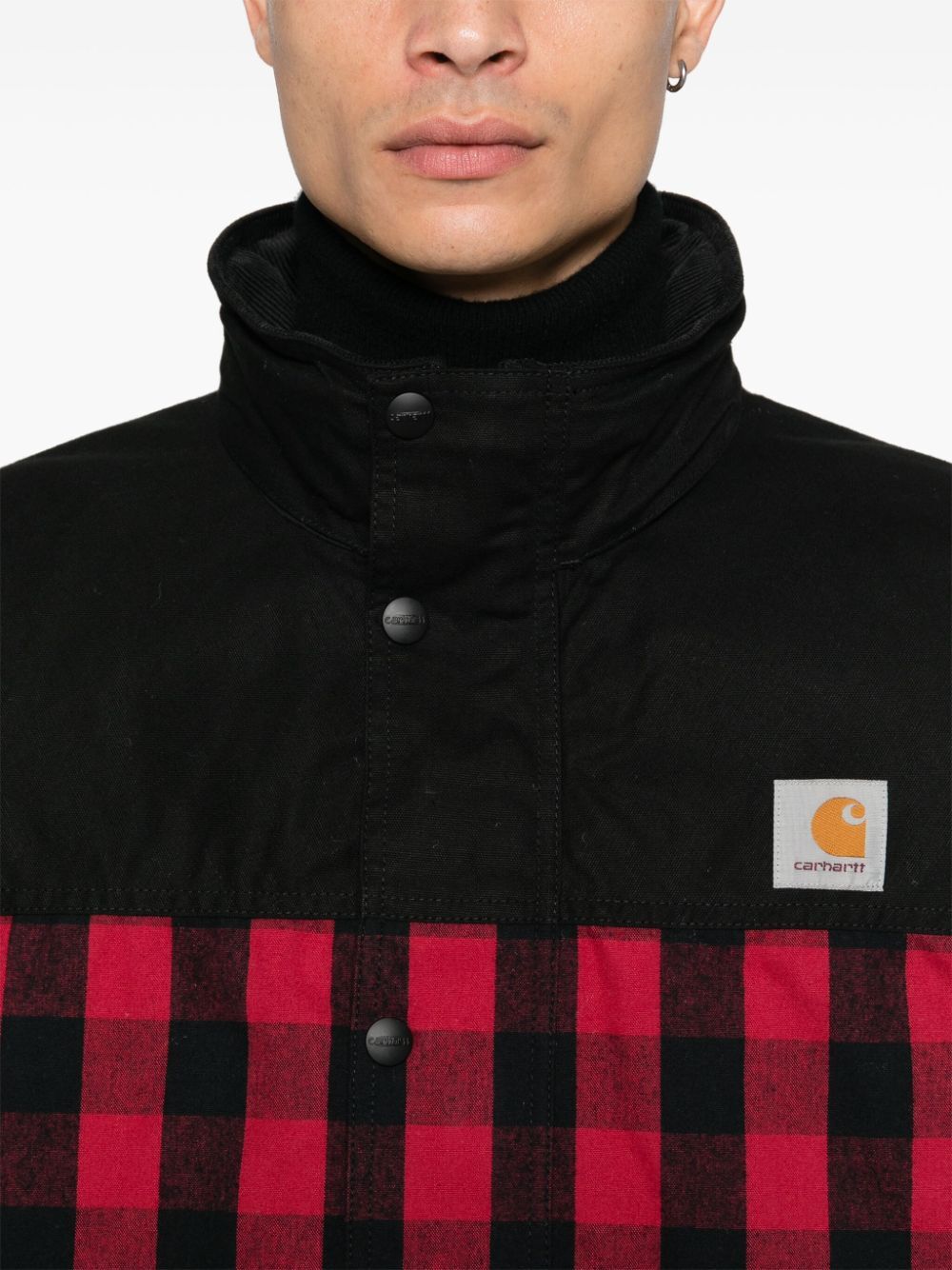 X CARHARTT CHECKED JACKET