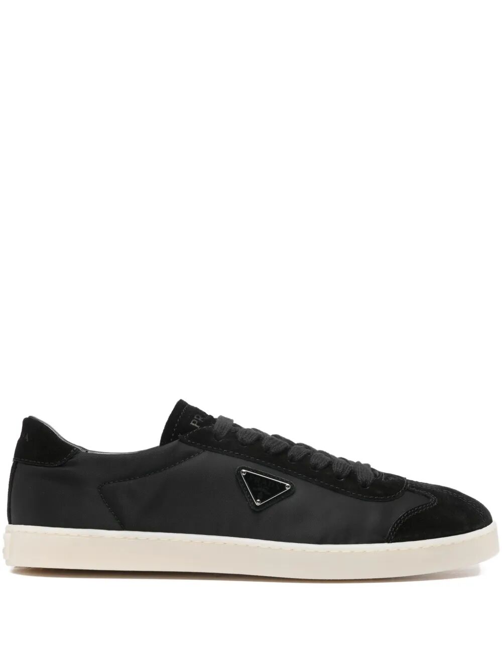 NYLON SNEAKERS WITH SUEDE INSERTS