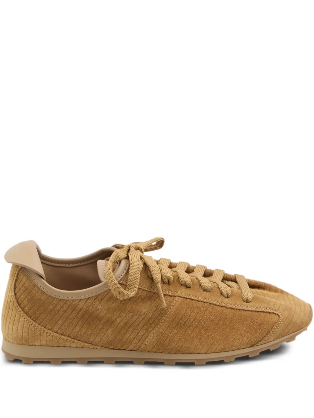LES TENNIS SNEAKERS IN SOFT CROCODILE-EMBOSSED SUEDE