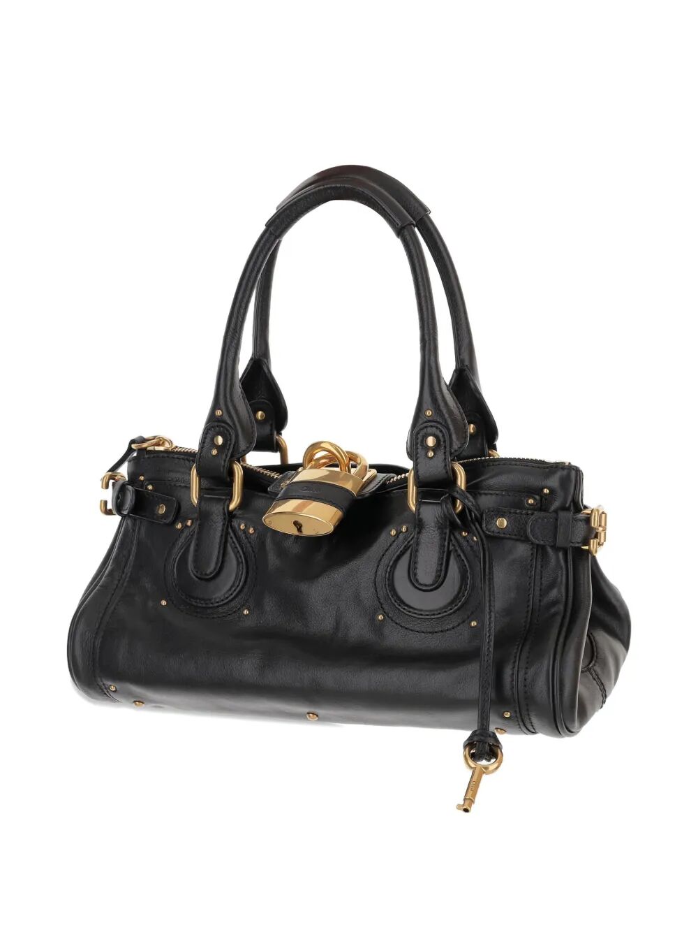 PADDINGTON BAG IN GRAINED LEATHER