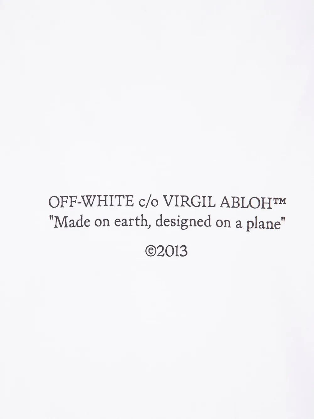 SLOGAN PRINT COTTON T-SHIRT