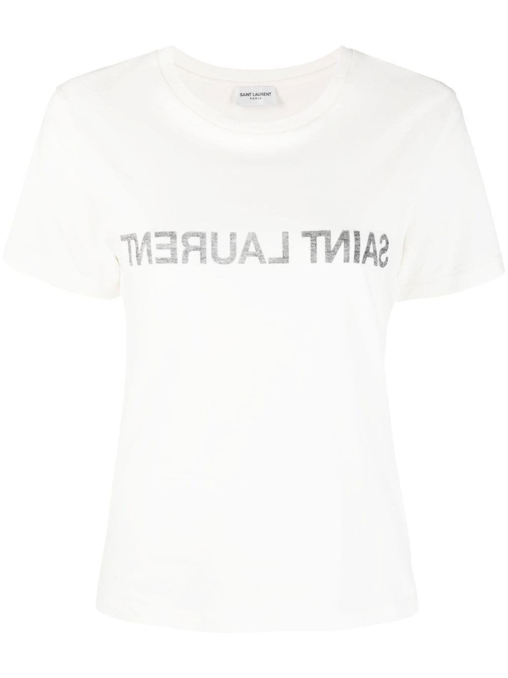 SAINT LAURENT REVERSE COTTON T-SHIRT