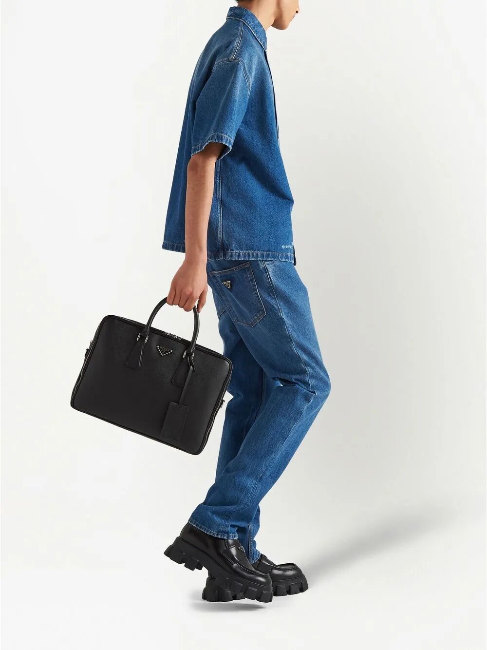 SAFFIANO LEATHER BRIEFCASE